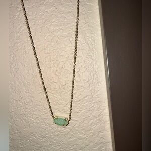 Kendra Scott Gold Necklace with Turquoise Pendant
